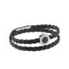 Bvlgari Bvlgari Herren-Lederarmband