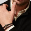 Bvlgari Bvlgari Herren-Lederarmband
