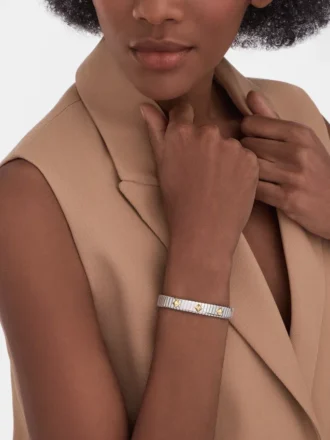 Bvlgari Tubogas Armband aus Gold und Stahl