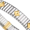 Bvlgari Tubogas Armband aus Gold und Stahl