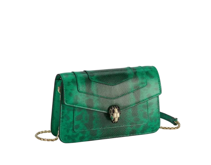 Serpenti Forever Kettenbrieftasche