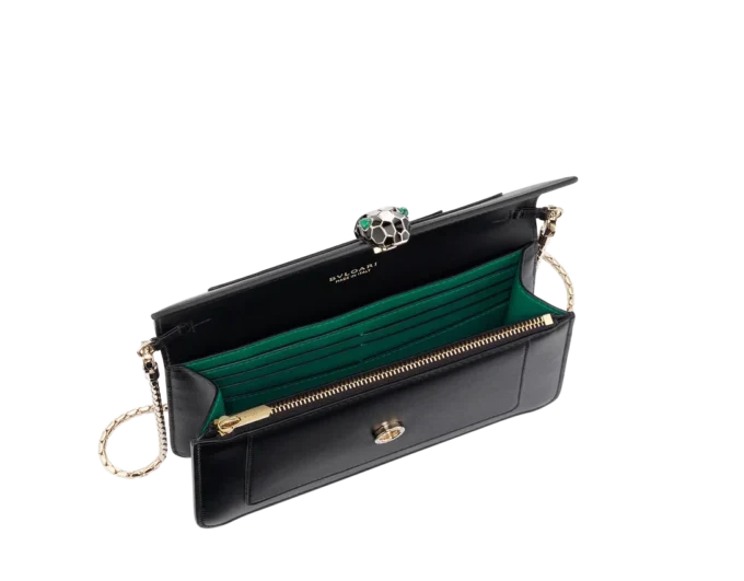 Serpenti Forever Kettenbrieftasche