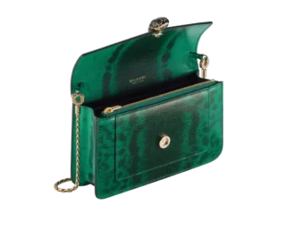 Serpenti Forever Kettenbrieftasche